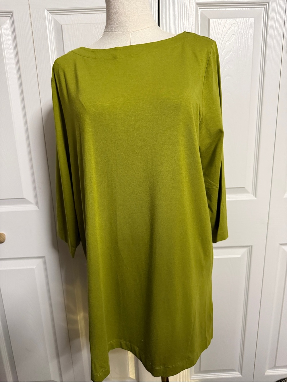 J. Jill Olive Green Boatneck Tunic